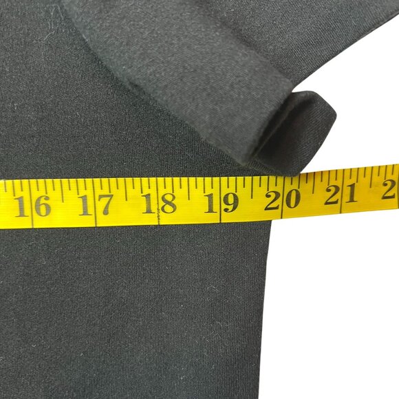 Talbots Black Short-Sleeve Dress With Gold Chain Detail At Neckline - Picture 10 of 10